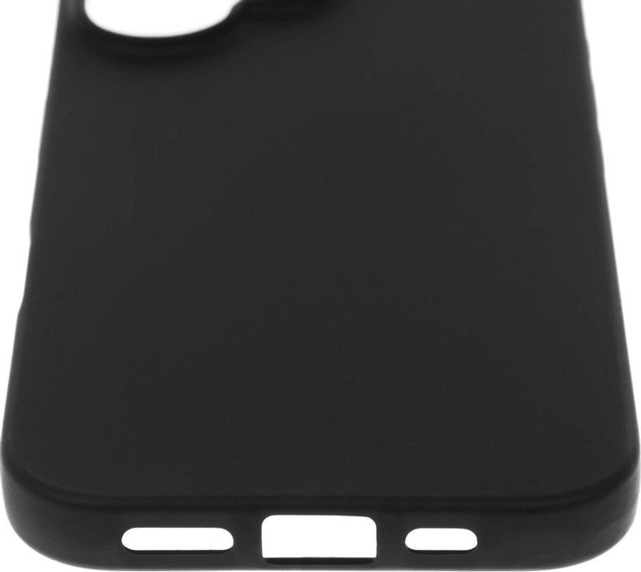 Чехол для телефона BoraSCO Silicone Case для Apple iPhone 16 73513 (черный)