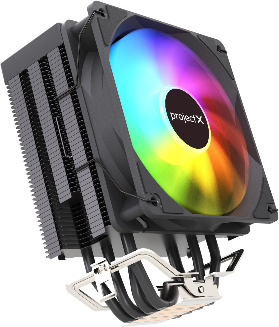 Кулер для процессора Project X A400 ARGB (черный)