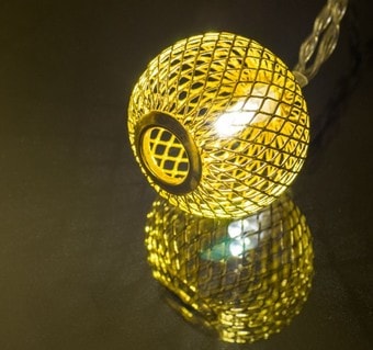 Гирлянда Perfeo 10 LED 1.5 м Шар 1