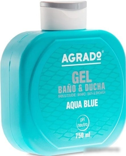 Косметика по уходу за телом Agrado Гель для душа Bath Gel Aqua Blue 750 мл