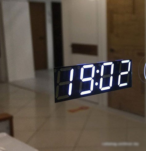 Пекам Зеркало LED Ring-70х70spcl (сенсор прикосн./подогрев/часы)