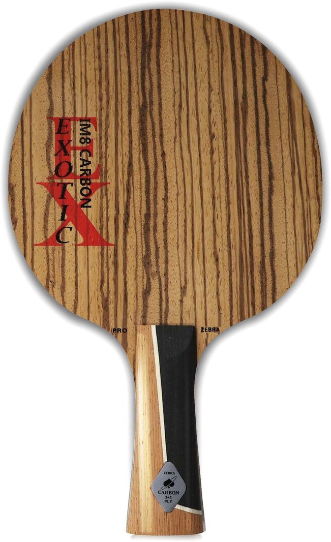 Основание для ракетки Gambler Zebrawood Im8 Carbon Flared GFC-12