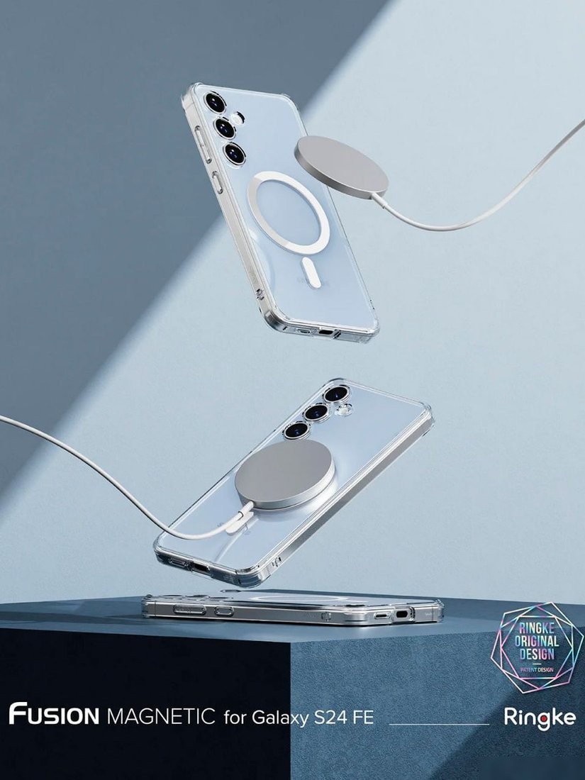 Чехол для телефона Ringke Fusion Magnetic для Galaxy S24 Fe Clear