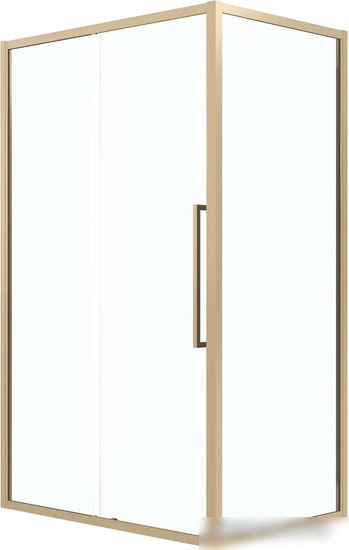 Душевая стенка Grossman Cosmo 80x195 200.K33.02.80.32.00 (золото сатин/стекло прозрачное)