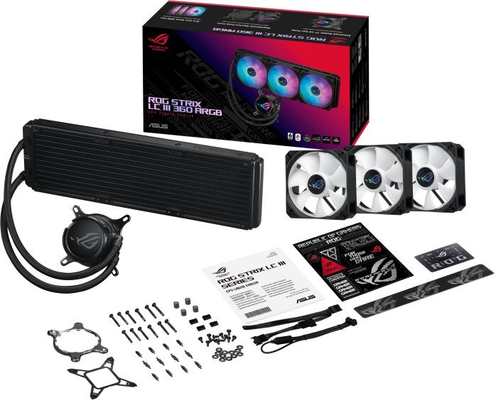 Система жидкостного охлаждения для процессора ASUS ROG Strix LC III 360 ARGB