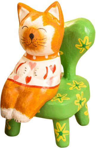 Статуэтка Sima-Land Спящий котик на стуле 10465207