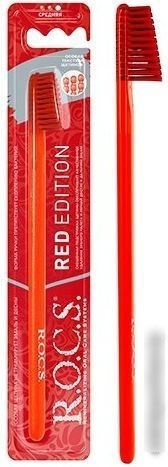 Зубная щетка R.O.C.S Red Edition Classic средняя