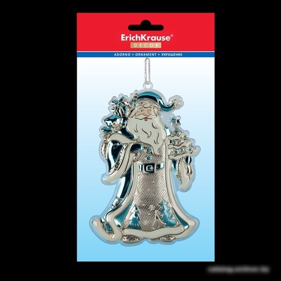 Елочная игрушка Erich Krause Decor Дед Мороз ледяной 47675