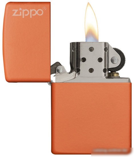 Зажигалка Zippo Orange Matte with Zippo Logo [231ZL-000023]