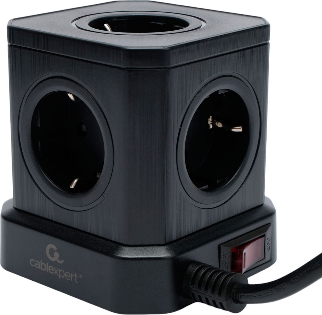Сетевой фильтр Cablexpert TWR-5-U4-B-3