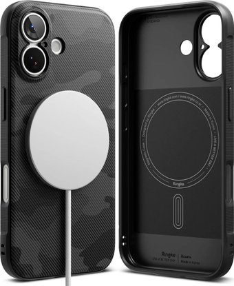 Чехол для телефона Ringke Onyx Magnetic для iPhone 17 Camo Black