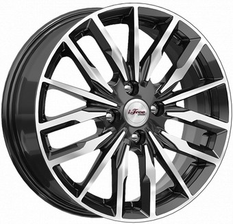 Литые диски iFree Миконос (КС946) 16x6" 5x100мм DIA 57.1мм ET 38мм Блэк Джек