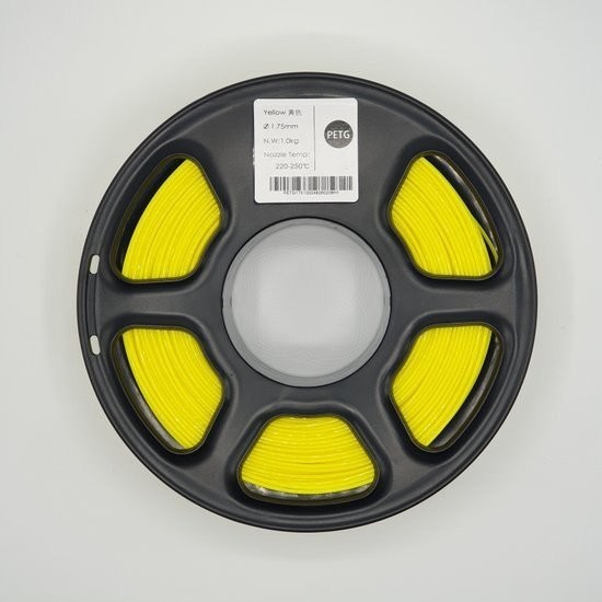 Пластик Mitek PETG (1.75мм, 1кг, желтый прозрачный)