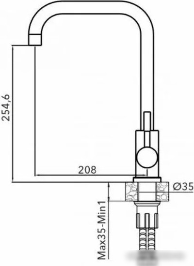 Смеситель AV Engineering AVZAR4-B304GT-736