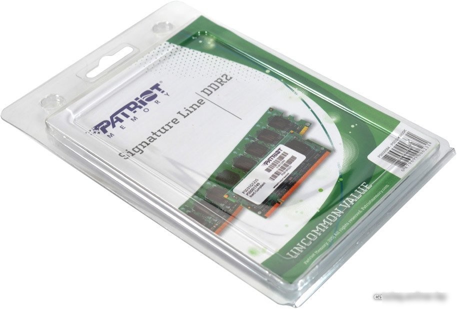 Оперативная память Patriot Signature 2GB DDR2 PC2-6400 (PSD22G80026)