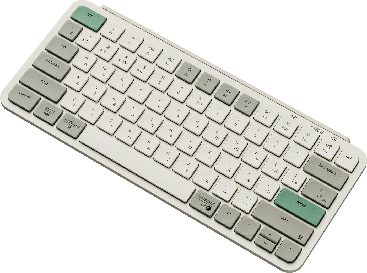 Клавиатура Keychron B1 Pro B1P-K12-RU (ретро зеленый)