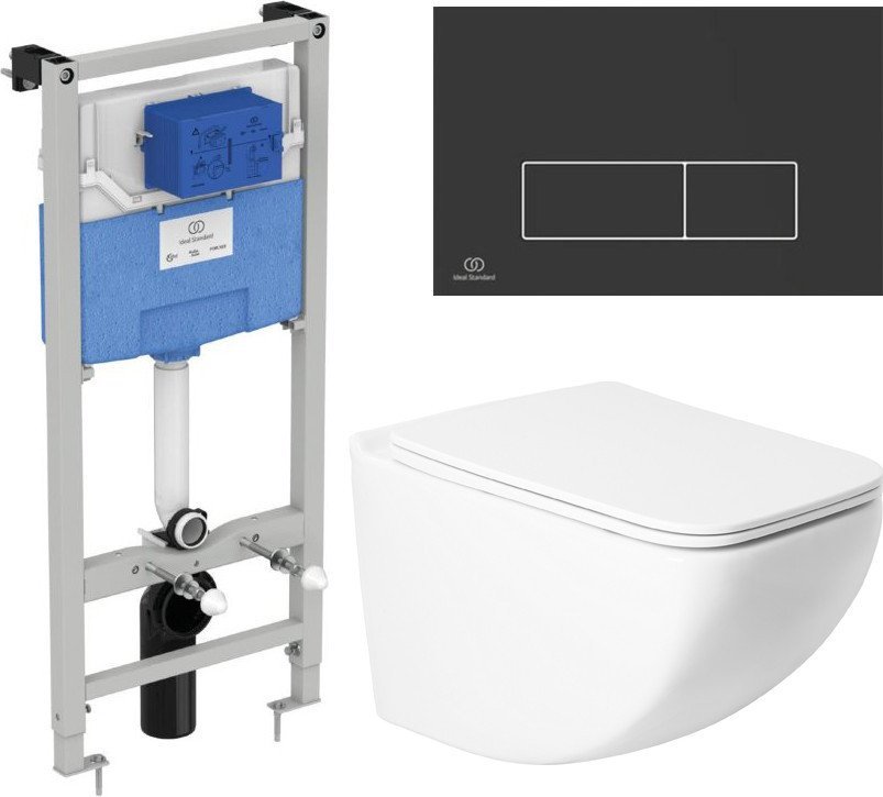 Унитаз подвесной Saniteco KW-99048 + R020467 + R0121A6