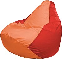 Кресло-мешок Flagman Груша Мега XXXL Г3.1-217 (оранжевый/красный)