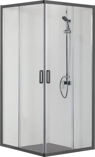 Душевой уголок Aquatek AQ ARI KV 09020BL 90x90 (черный/прозрачное стекло)