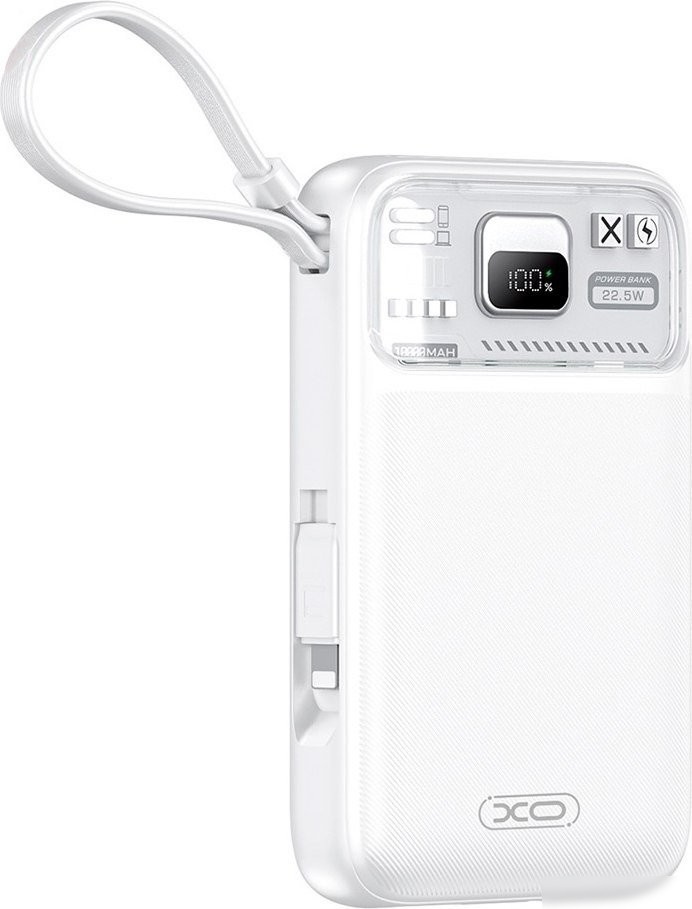 Внешний аккумулятор XO PR243 10000mAh (белый)