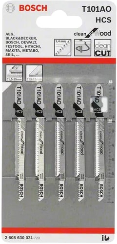 Набор оснастки Bosch 2608630031 (5 предметов)