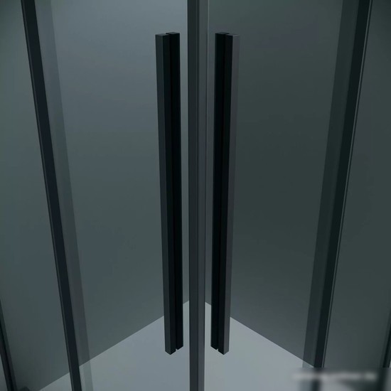 Душевой уголок Grossman Galaxy 90x90x195 300.K33.01.9090.21.10 (черный матовый/тонированное стекло)