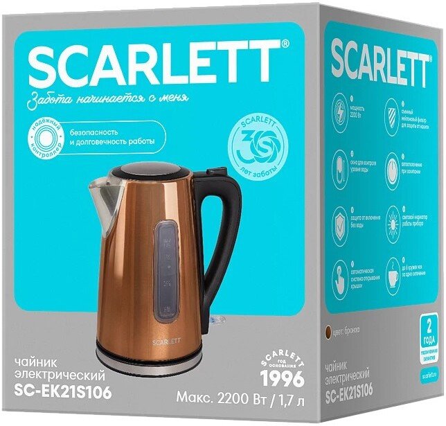 Электрический чайник Scarlett SC-EK21S106