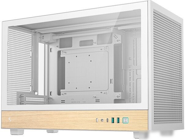 Корпус DeepCool CH260 Wood WH R-CH260-WHNWM0-G-1