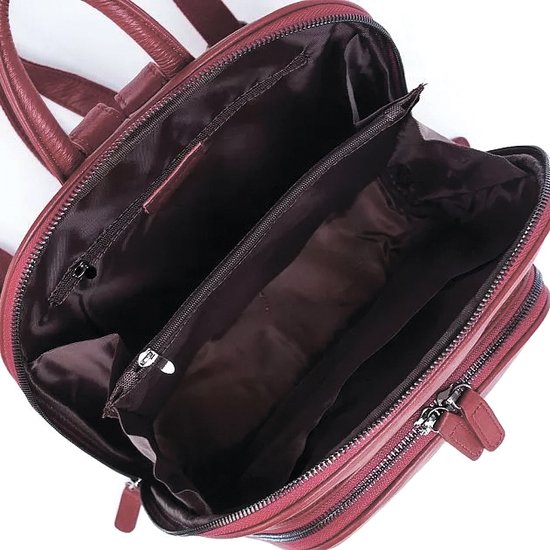 Городской рюкзак Poshete 827-254185-BRD (бордовый)