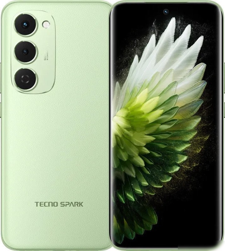 Телефон Tecno Spark 40 Pro+ 8GB/256GB (зеленая тундра) Телефон Tecno Spark 40 Pro+ 8GB/256GB (зеленая тундра)