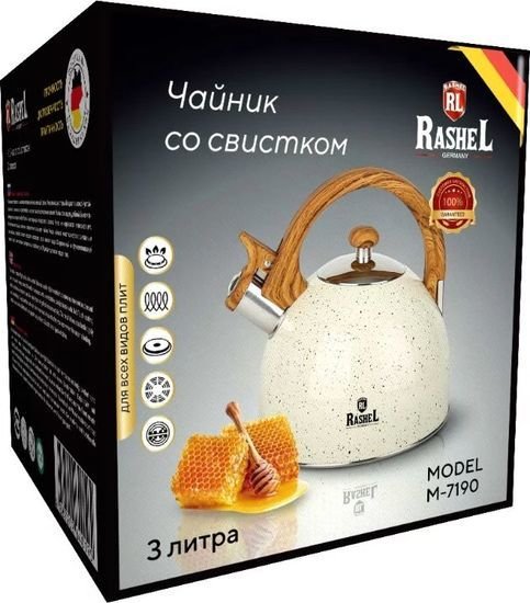 Чайник со свистком Rashel М-7190