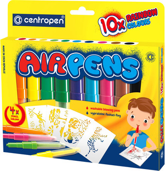 Фломастеры Centropen AirPens Rainbow 6 1500 1006 (10 шт)