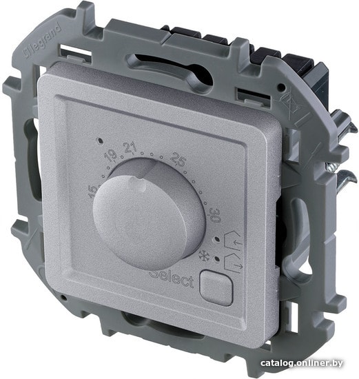 Терморегулятор Legrand Inspiria 673812 (алюминий)