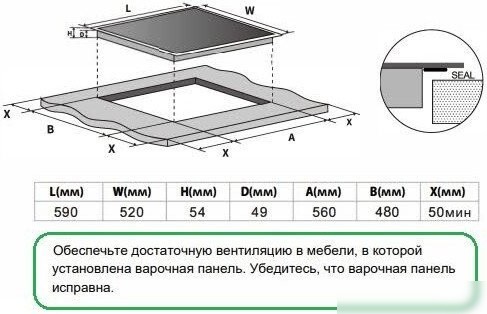 Варочная панель Schtoff IF7004 Black