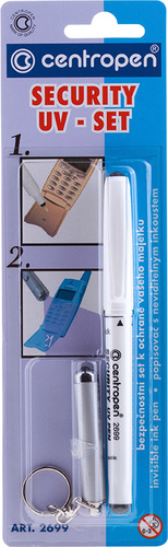 Маркер перманентный Centropen Security UV-Pen 2699 6 2699 0201