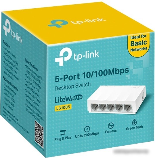 Неуправляемый коммутатор TP-Link LS1005
