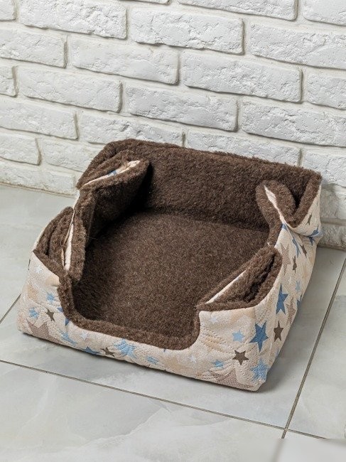 Лежак Lanatex 169 22178 (71x69x1.5, коричневый)