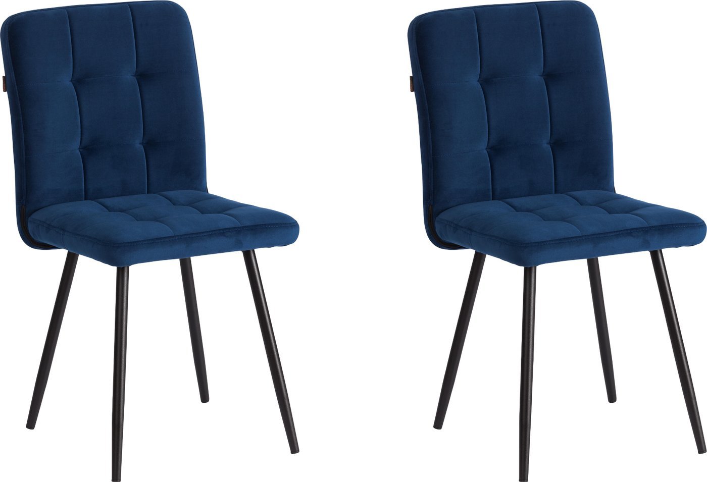 Стул TetChair Medeo (велюр, синий, 2 шт)