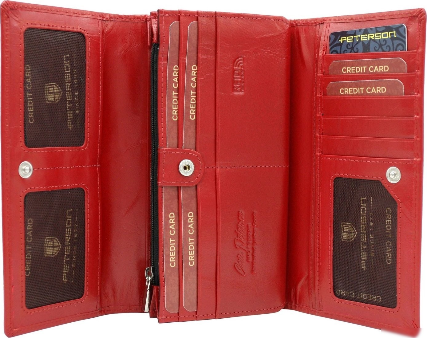 Портмоне Peterson PTN 1680166-NGV (красный)