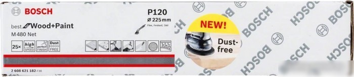 Набор шлифлистов Bosch M480 Best Wood and Paint 2608621182 Набор шлифлистов Bosch M480 Best Wood and Paint 2608621182