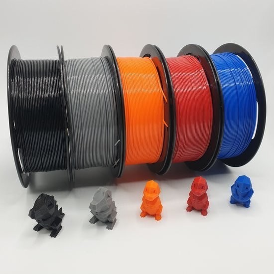 Пластик Mitek PETG (1.75мм, 1кг, желтый прозрачный)