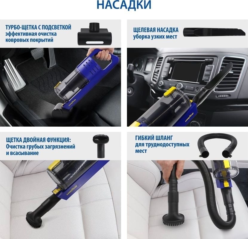 Автомобильный пылесос Goodyear GY-VC-02 GY000192