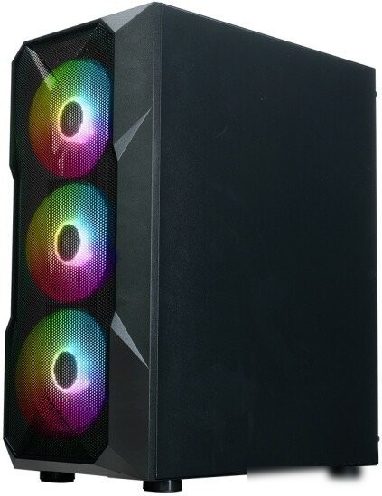 Корпус XASTRA A304 4FRGB (черный)