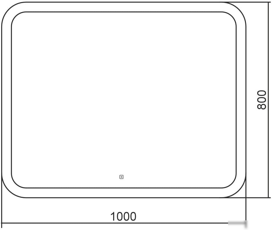 Зеркало Abber See AG6109SL-1.0