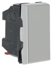 Выключатель Legrand Mosaic 79201 (алюминий)