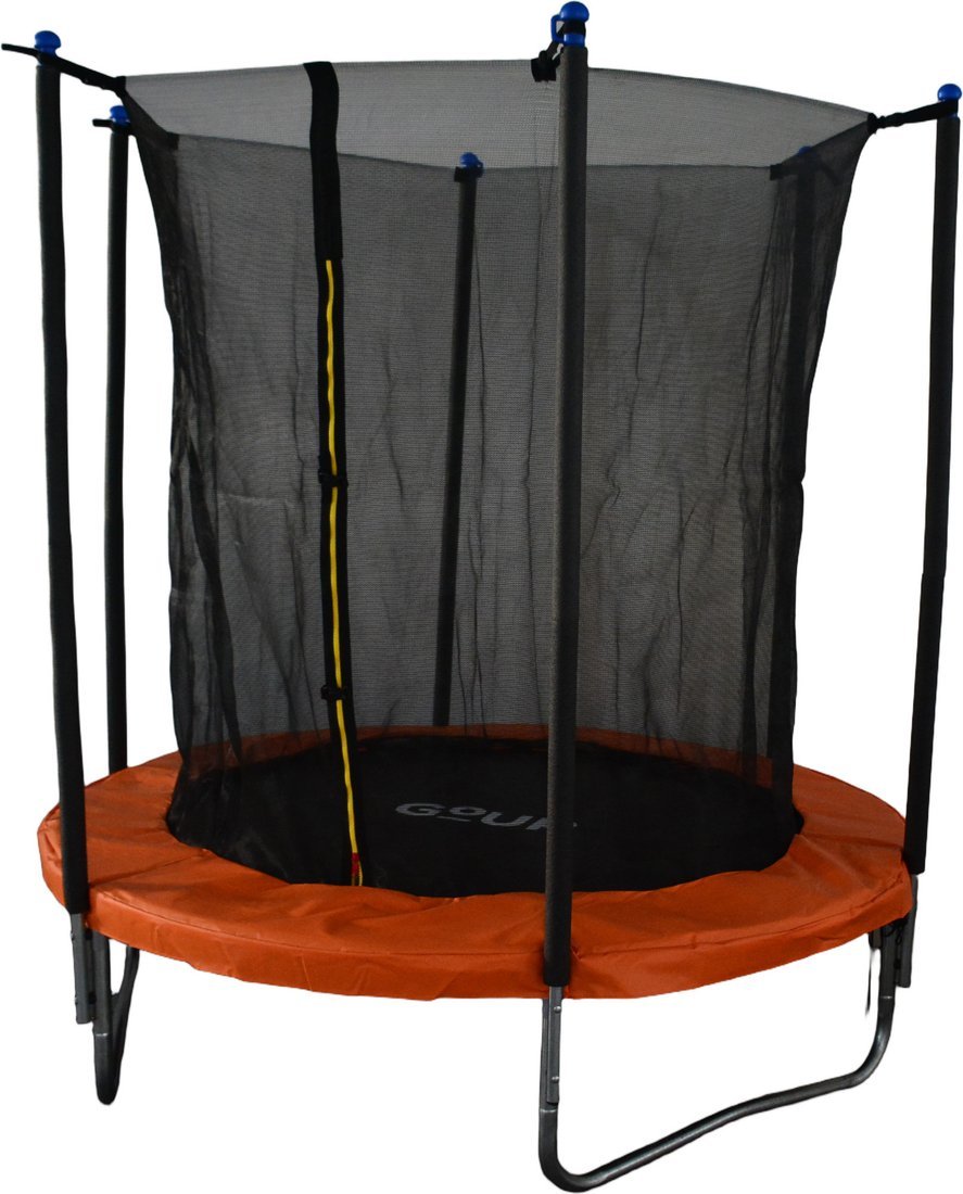 Батут GoUP Elite 6FT (с сеткой, оранжевый)