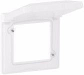 Рамка Legrand Valena Life 1 пост (белый, с крышкой)