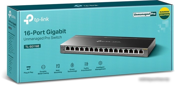 Коммутатор TP-Link TL-SG116E