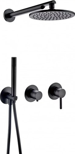 Душевая система Grocenberg GB5090 (черный матовый)