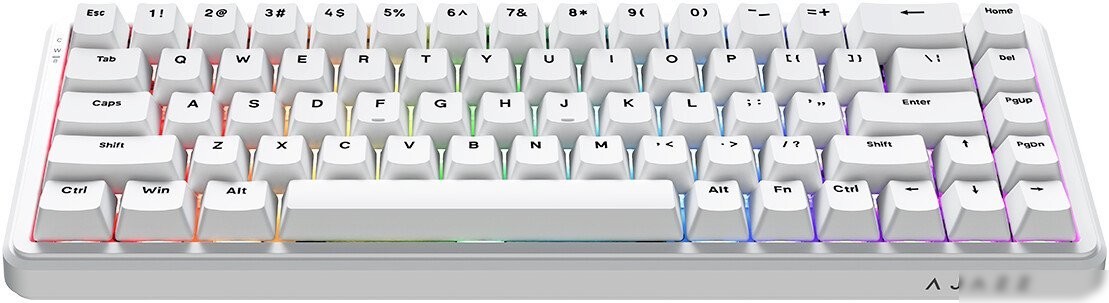 Клавиатура Ajazz AK680 Max (8+1K) (белый)